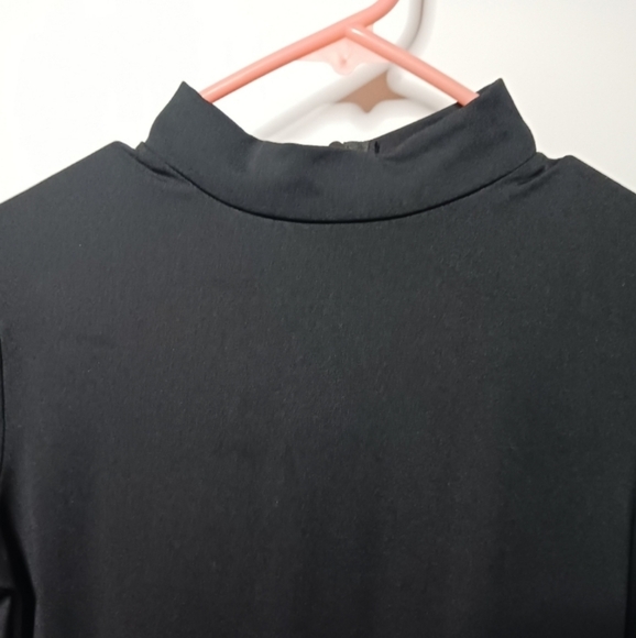 Women's One Piece Jumpsuit Long Sleeve High Neck Bodycon Tight Full length - Picture 4 of 10